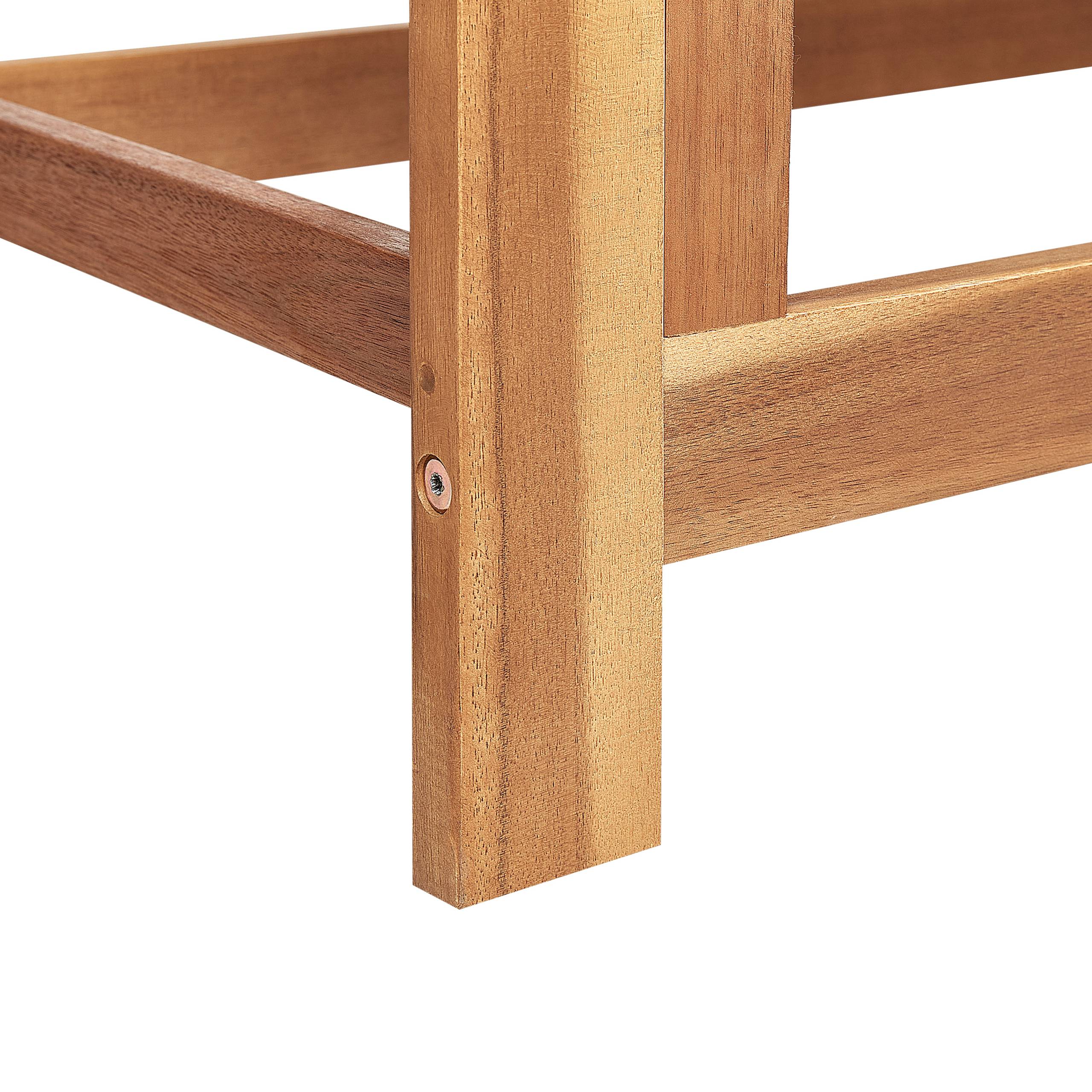 Beliani - Banc, 3 Personnes Acacia Marron clair MARLBORO - Beliani - Imagen 7