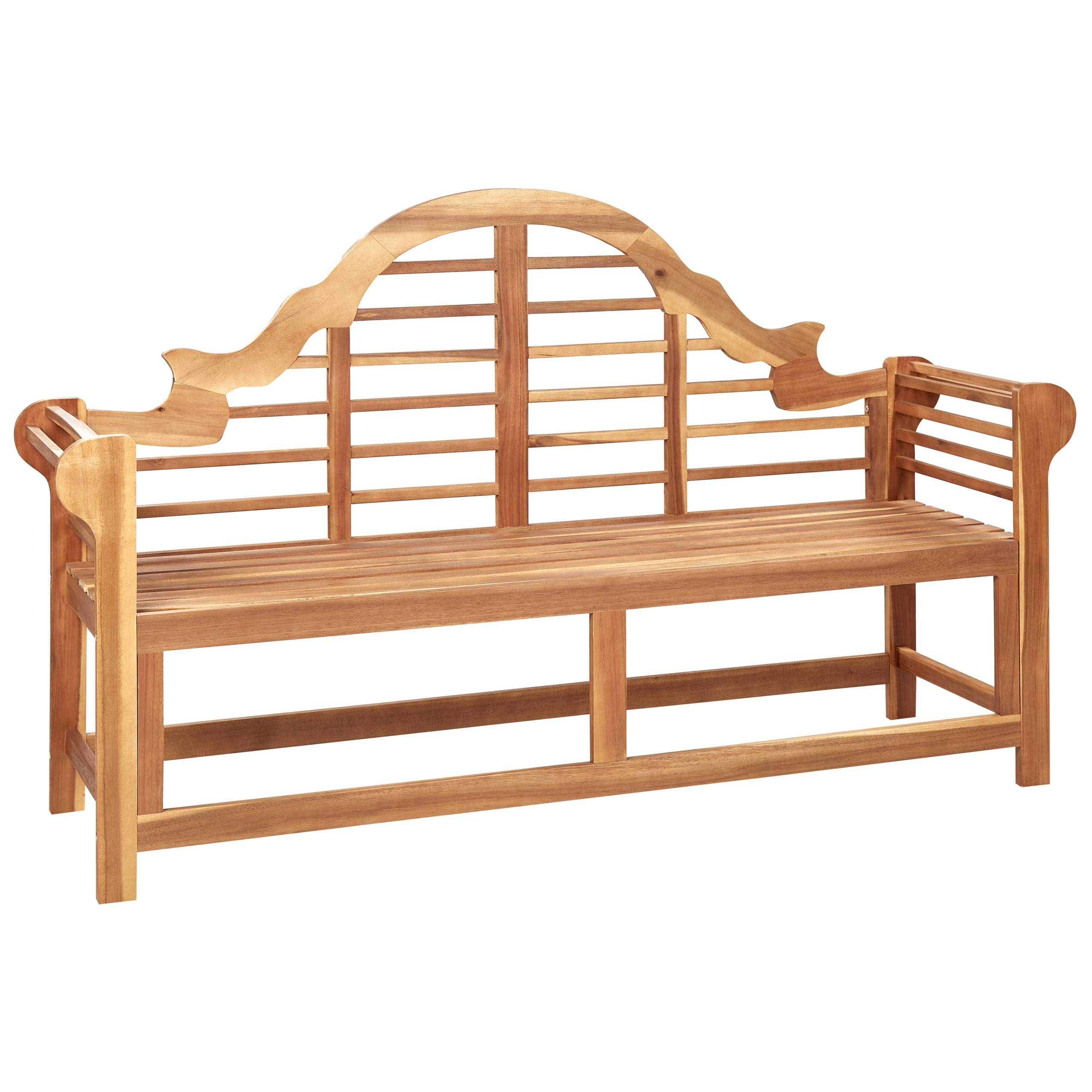 Beliani - Banc, 3 Personnes Acacia Marron clair MARLBORO - Beliani - Imagen 4