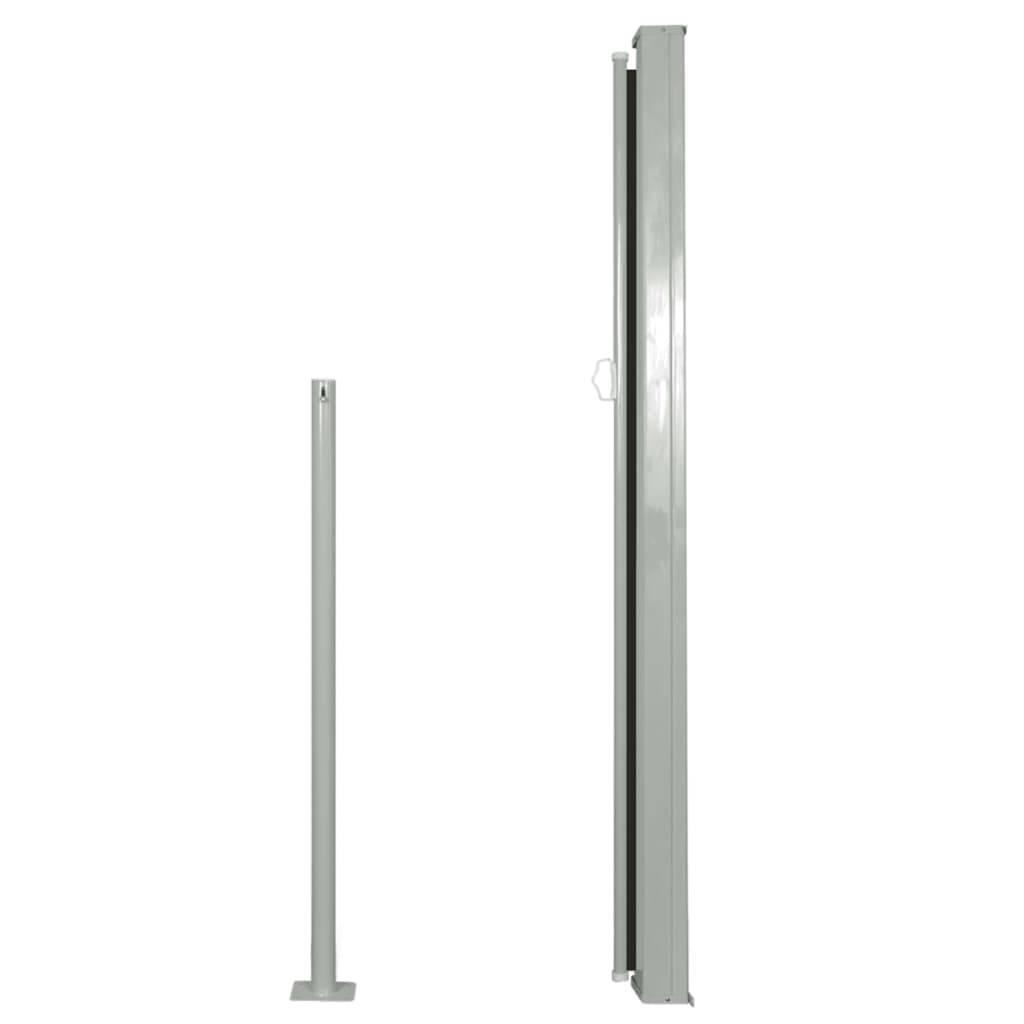 Helloshop26 - Auvent paravent store brise-vue latéral rétractable de patio jardin terrasse balcon protection visuelle écran 140 x 300 cm noir - Imagen 2
