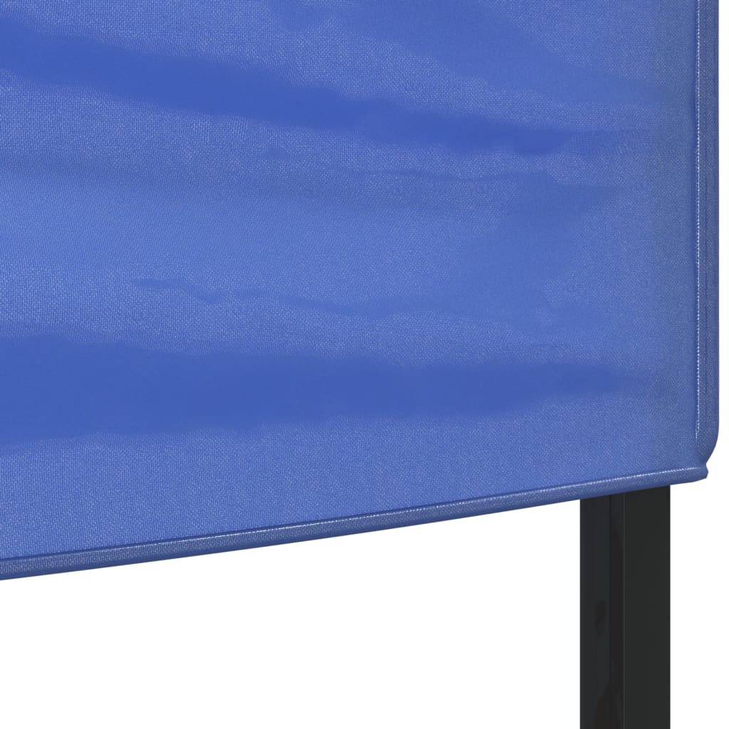 Tente de réception pliable - Tonnelle de jardin - Barnum Bleu 3x3 m - MEUBLE PRO - Image 4
