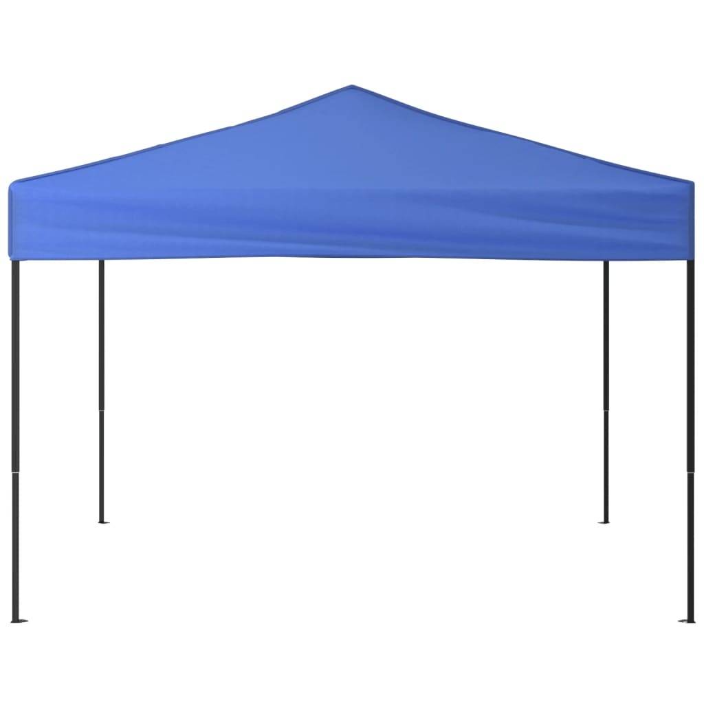 Tente de réception pliable - Tonnelle de jardin - Barnum Bleu 3x3 m - MEUBLE PRO - Image 3