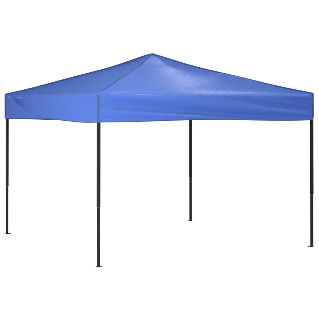 Tente de réception pliable - Tonnelle de jardin - Barnum Bleu 3x3 m - MEUBLE PRO - Image 1