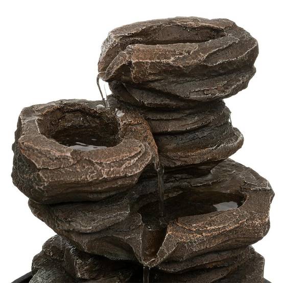 Fontaine Design "Sharmila" 22cm Noir & Naturel - Image 3