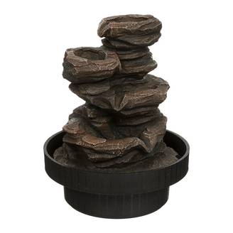 Fontaine Design "Sharmila" 22cm Noir & Naturel