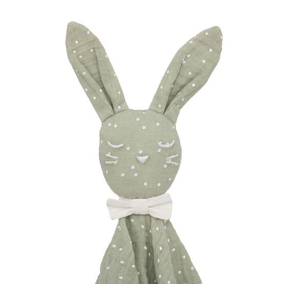 Doudou pour Bébé "Lapin" 46cm Vert - Image 2