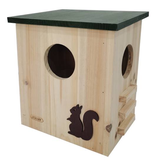 Zolux - Maison en bois pour écureuil 30 cm de hauteur - Image 1