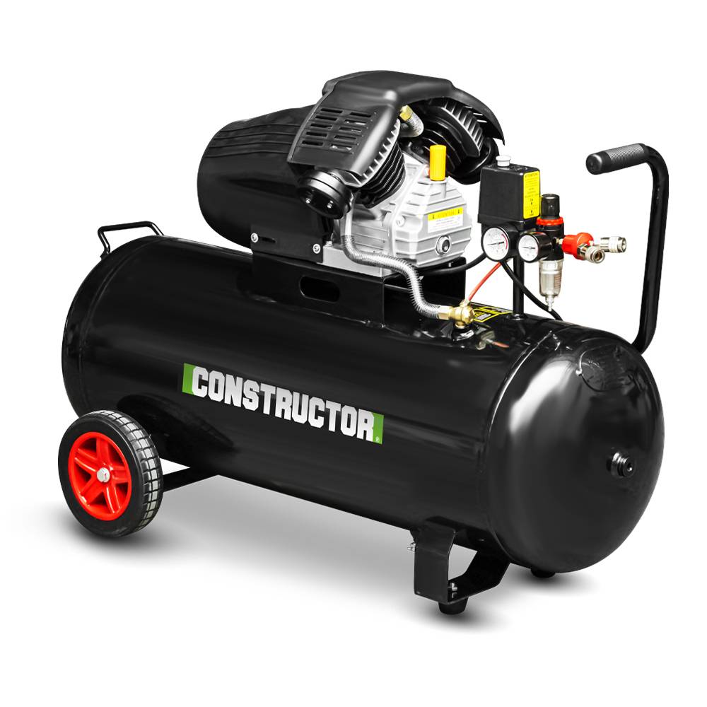 Constructor - Compresseur à huile 100L bicylindre - 8 bars - 2.2Kw - Constructor - Image 1