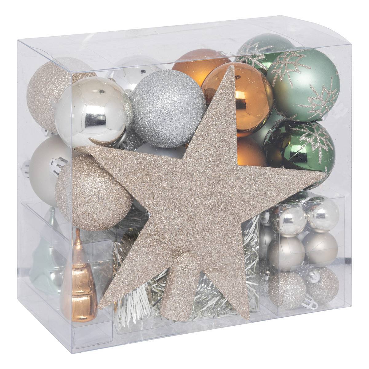 Atmosphera - Kit de sapin "Refuge" 44 pièces rose ATMOSPHERA CREATEUR D'INTERIEUR