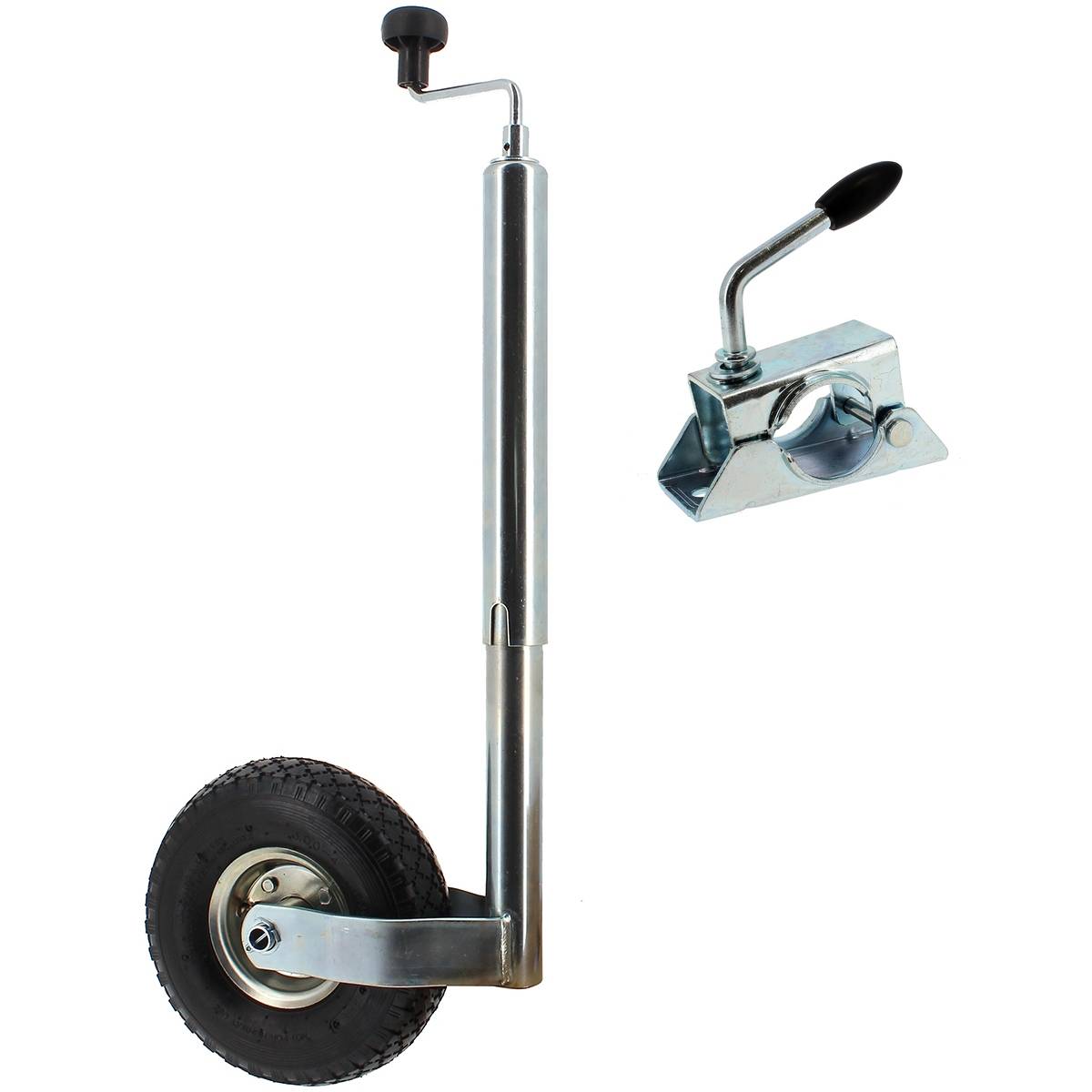 Gt Market - Roue jockey Ø 48 mm avec collier de fixation - Charge 150 kg - GT MARKET - Imagen 1