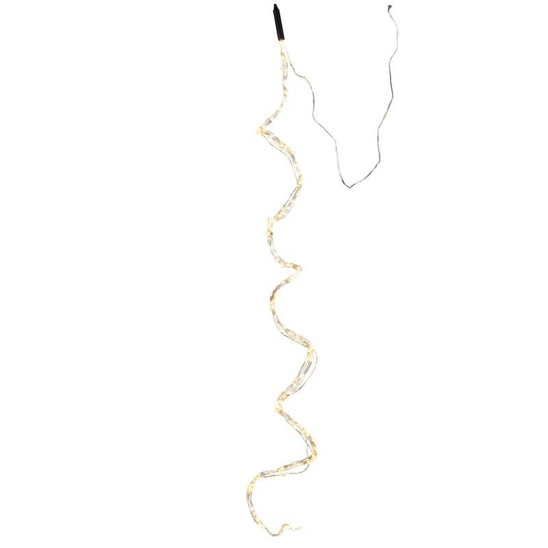 Guirlande luminaire argent avec 200 led blanches L2m - J-Line - Image 2