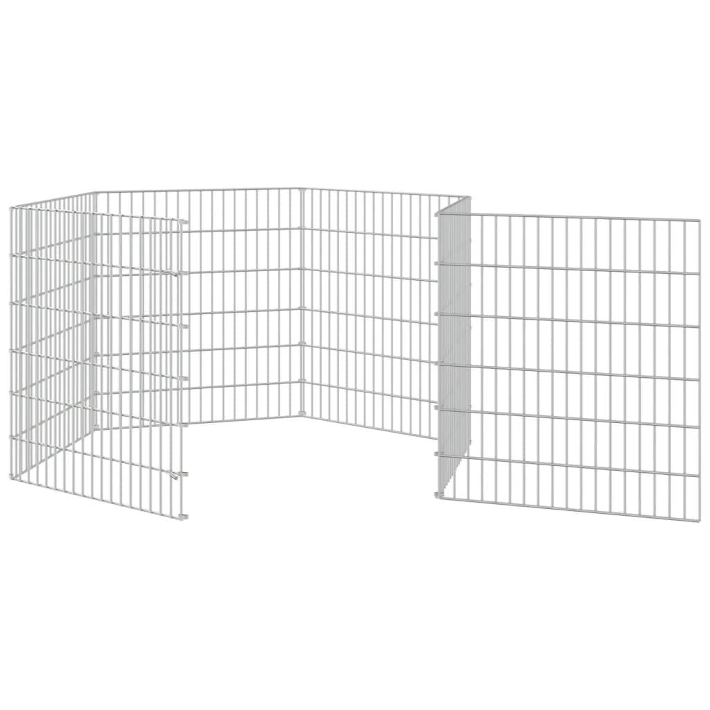 Vidaxl - Enclos pour animaux en liberté 6 panneaux 54x60cm fer galvanisé vidaXL 171573 - Imagen 6