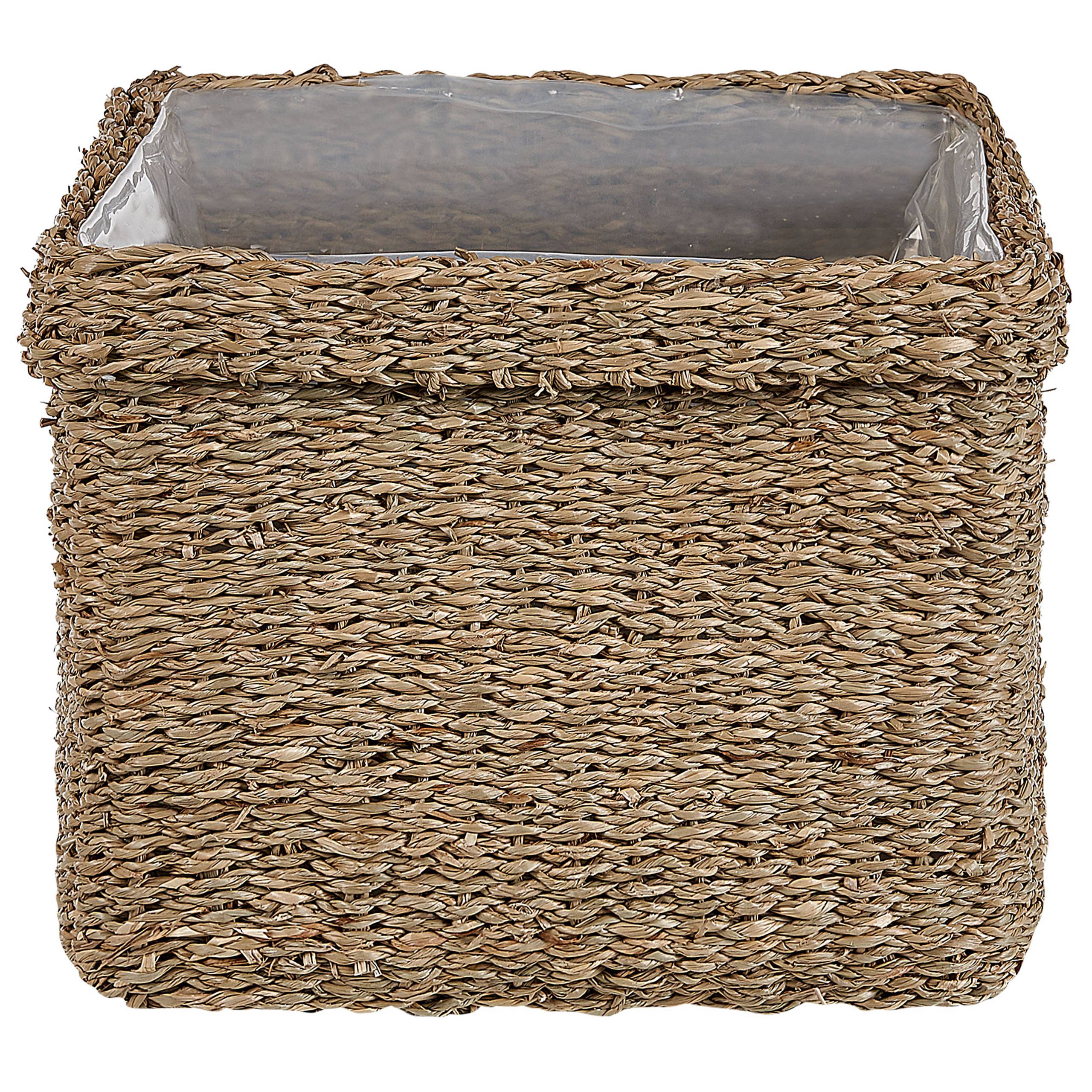 Beliani - Cache-pot d'intérieur Herbier marin Naturel RIVULINE - Beliani - Imagen 6
