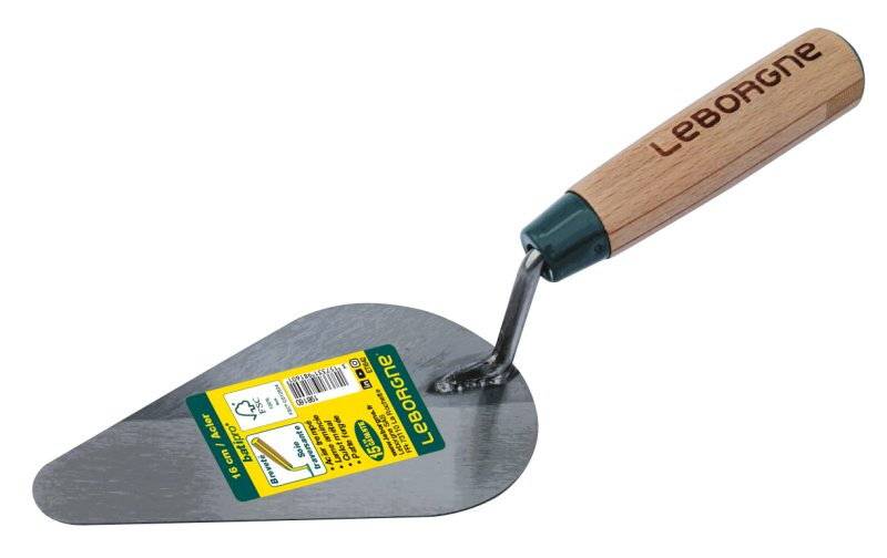 Truelle Reims Batipro® (16 cm) manche bois certifié FSC® 100 % - Leborgne - Image 1
