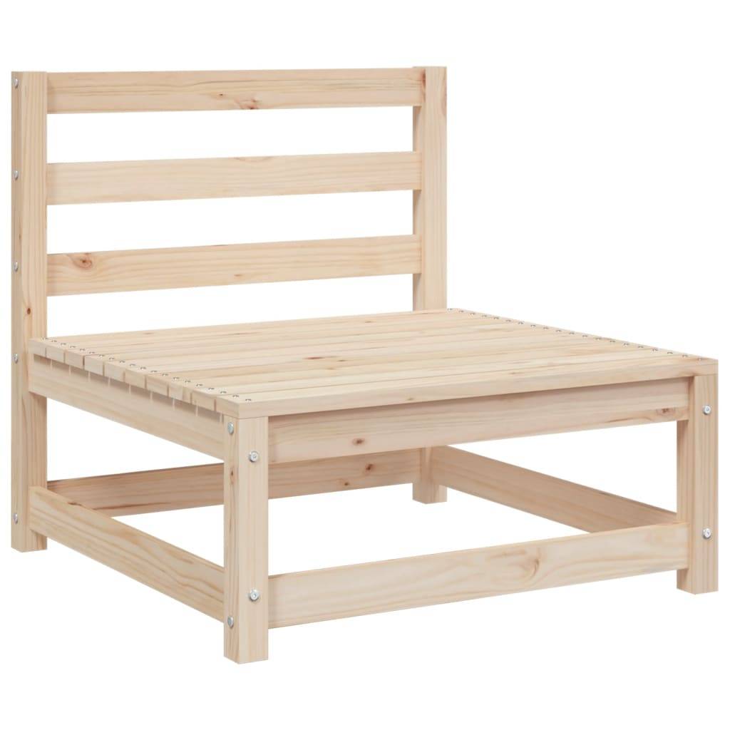 Salon de Jardin Modulaire 12 Pièces en Bois de Pin Massif Brut à Personnaliser Extérieur – ComfortXL Outdoor Living - Image 6