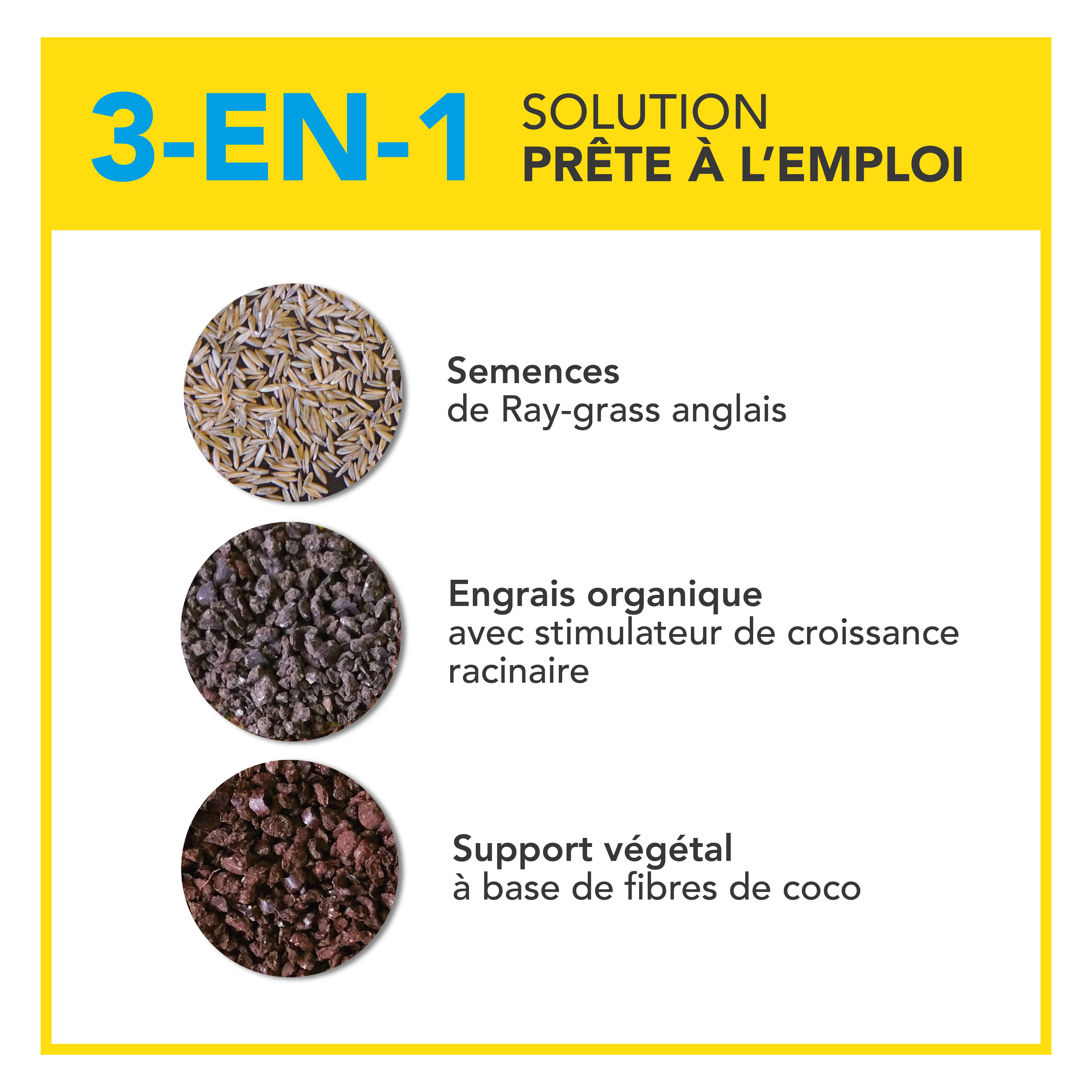 Soin Rebouche Trou - Solution 3-en-1 - Engrais Organique pour Nourrir Gazon - Support Végétal pour Optimiser Germination - 5KG - BARENBRUG - Image 5