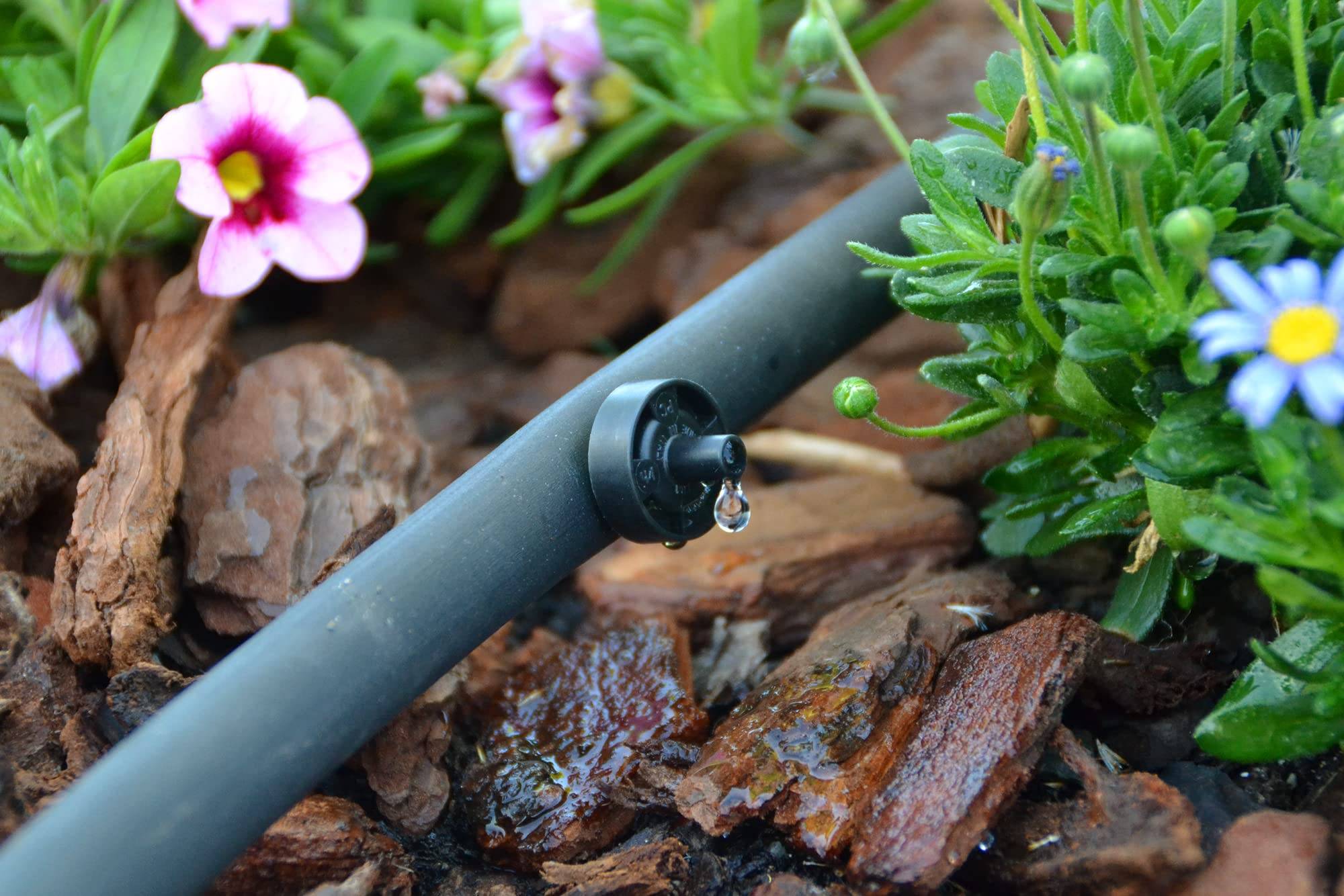 Jardibric - Jardibric - 50 Goutteurs Auto-Régulant Auto-Perçant - Débit de 4 L/h - D1321 - Irrigation Précise et Efficace pour Systèmes Goutte à Goutte. - Image 2