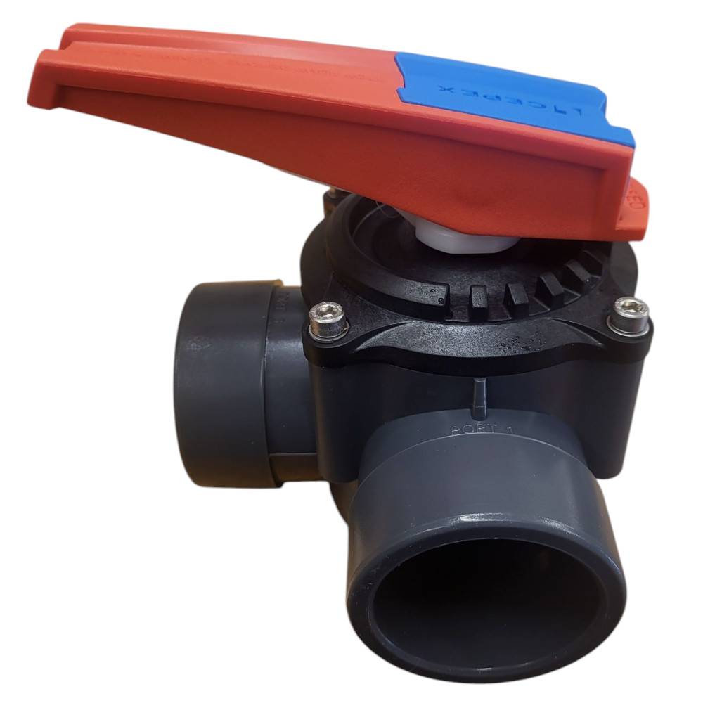 ø 50 mm, vanne trois voies pvc. - Imagen 4