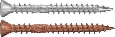 Acton - Boîte 200 Vis terrasse tête bombée inox A4 Brun Torx ACTON - Double filet 5x50 - 643245X50BRUN - Imagen 1