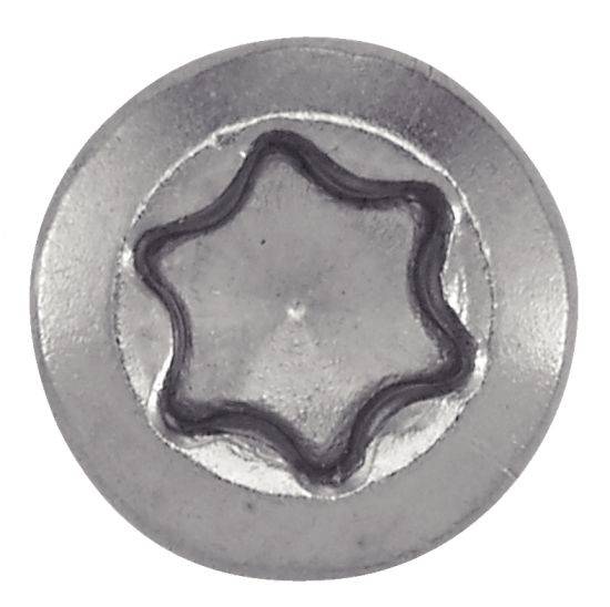 Acton - Boîte 200 Vis terrasse tête bombée inox A4 Brun Torx ACTON - Double filet 5x50 - 643245X50BRUN - Imagen 2