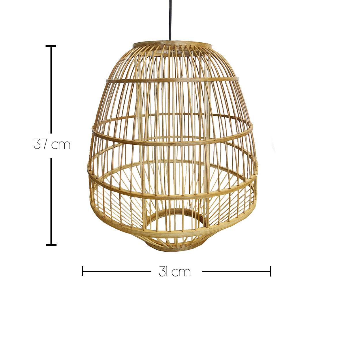 Lumisky - Suspension d'extérieur avec cable MYKONOS Beige Rotin 5m - Imagen 6