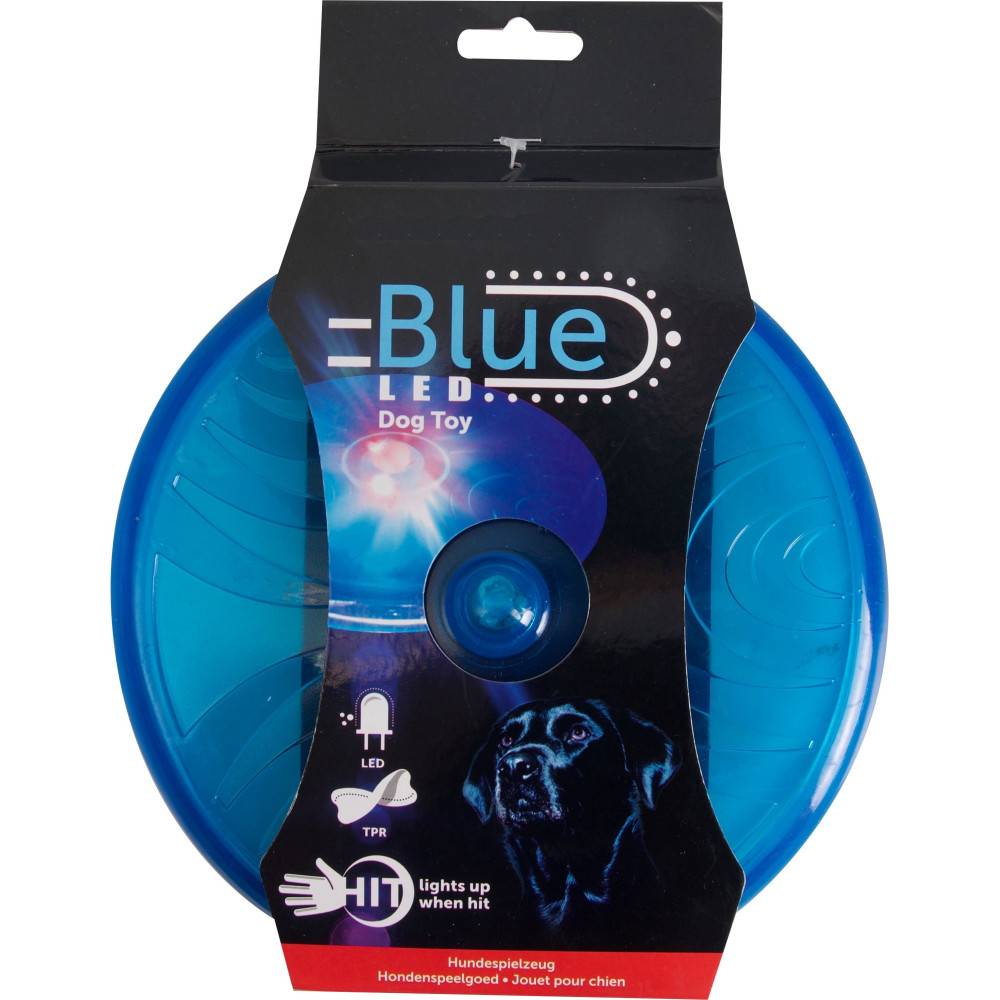 Animallparadise - animallparadise - Jouet en TPR disque volant ø 20 cm bleu + LED. Pour chiens. - Imagen 2