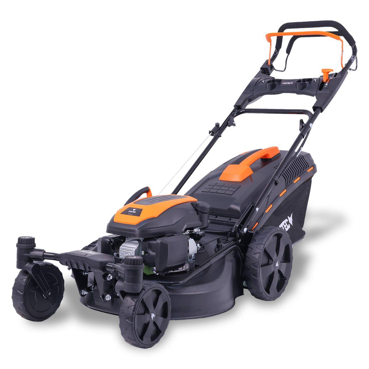 FUXTEC - Tondeuse à gazon thermique autotractée FUXTEC FX-RM5170agile – 51 cm – 170 cm³ – 60L – Roues pivotantes – Easy Clean – Mulching