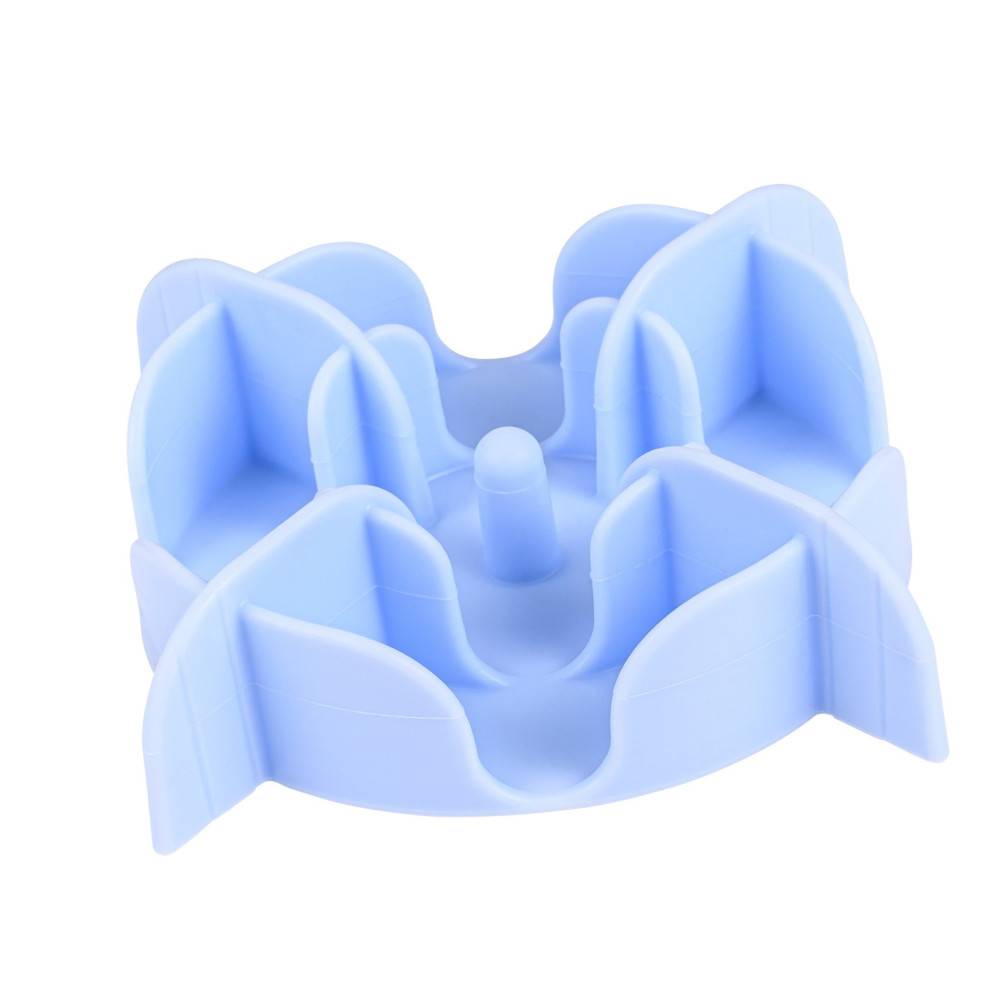 Zolux - Support anti glouton S ø 13.5 cm bleu silicone  pour petit chien - Imagen 3