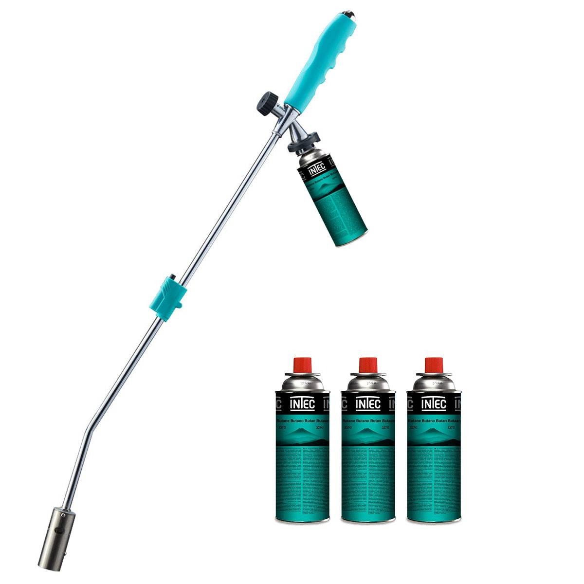 Désherbeur thermique Brule Herbes + 4 Cartouches de gaz 250g KZ GARDEN - Imagen 1