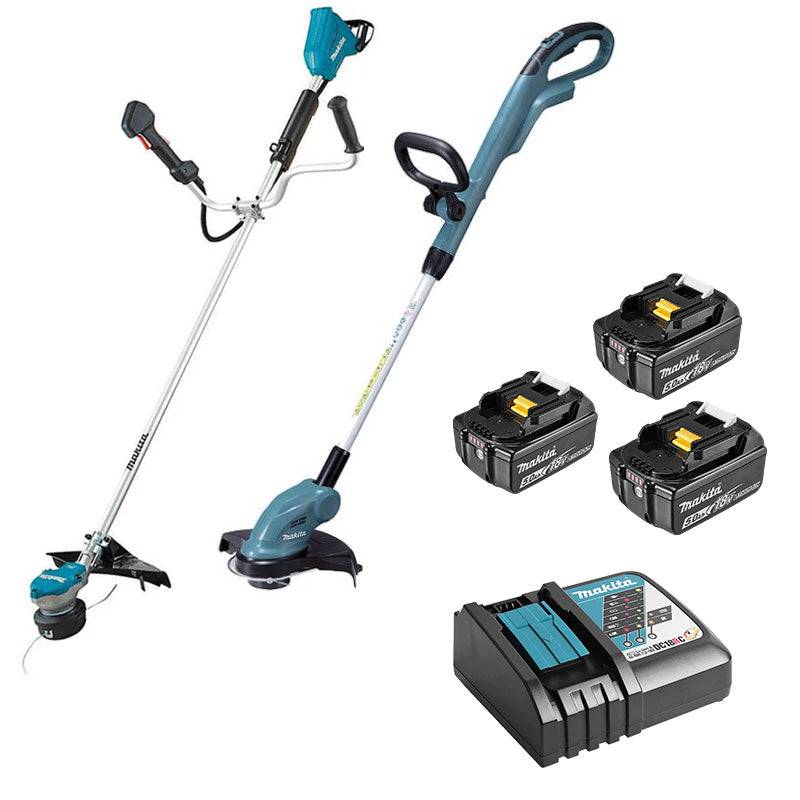 Makita - DLXRT01 MAKITA 2 outils Jardin - 18V LXT (DUR368AZ + DUR193Z + 3 x 5Ah + DC18RC) Makita - Imagen 4