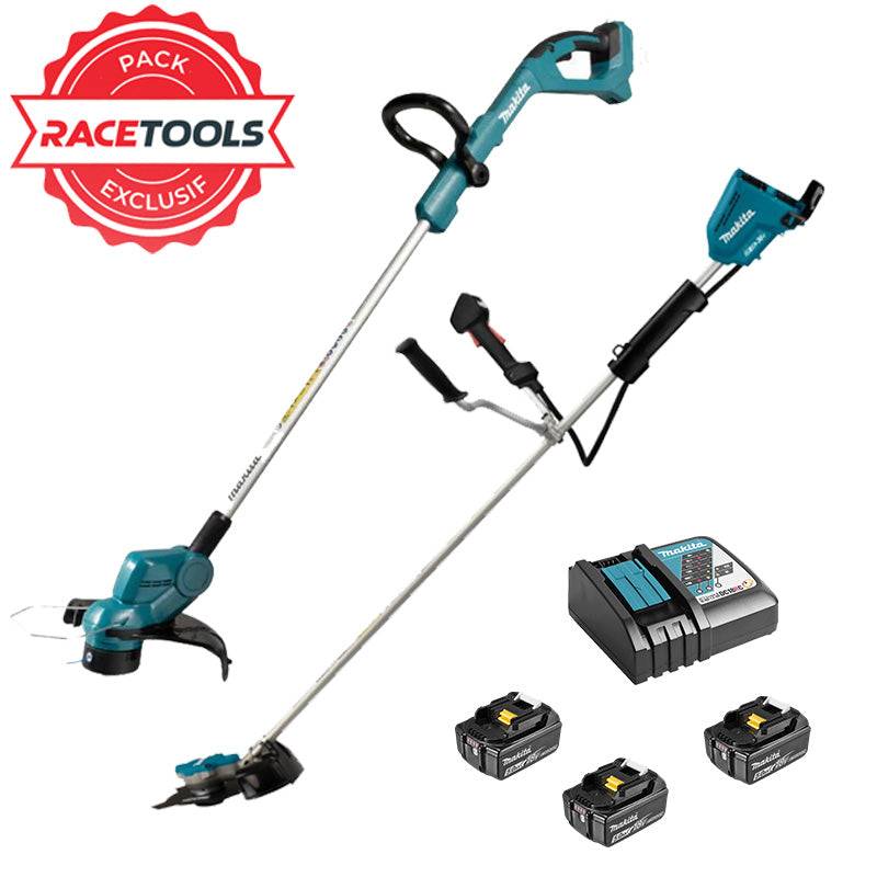Makita - DLXRT01 MAKITA 2 outils Jardin - 18V LXT (DUR368AZ + DUR193Z + 3 x 5Ah + DC18RC) Makita - Imagen 1