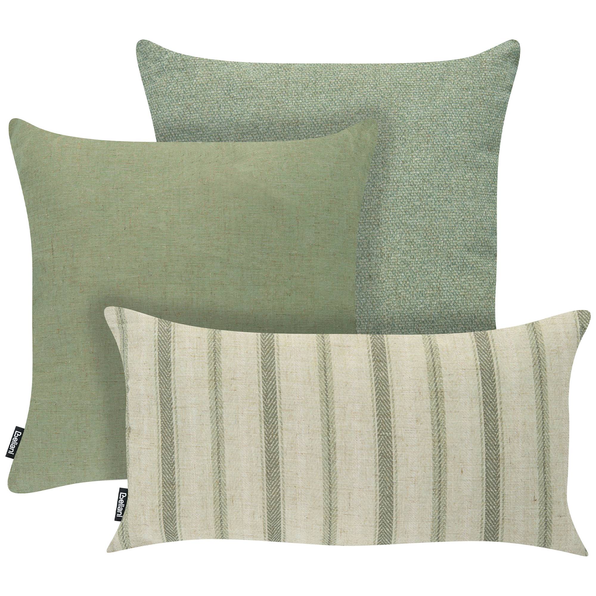 Beliani - Coussin d'extérieur Polyester Vert MANZANIT - 30x50x10- Beliani - Image 2