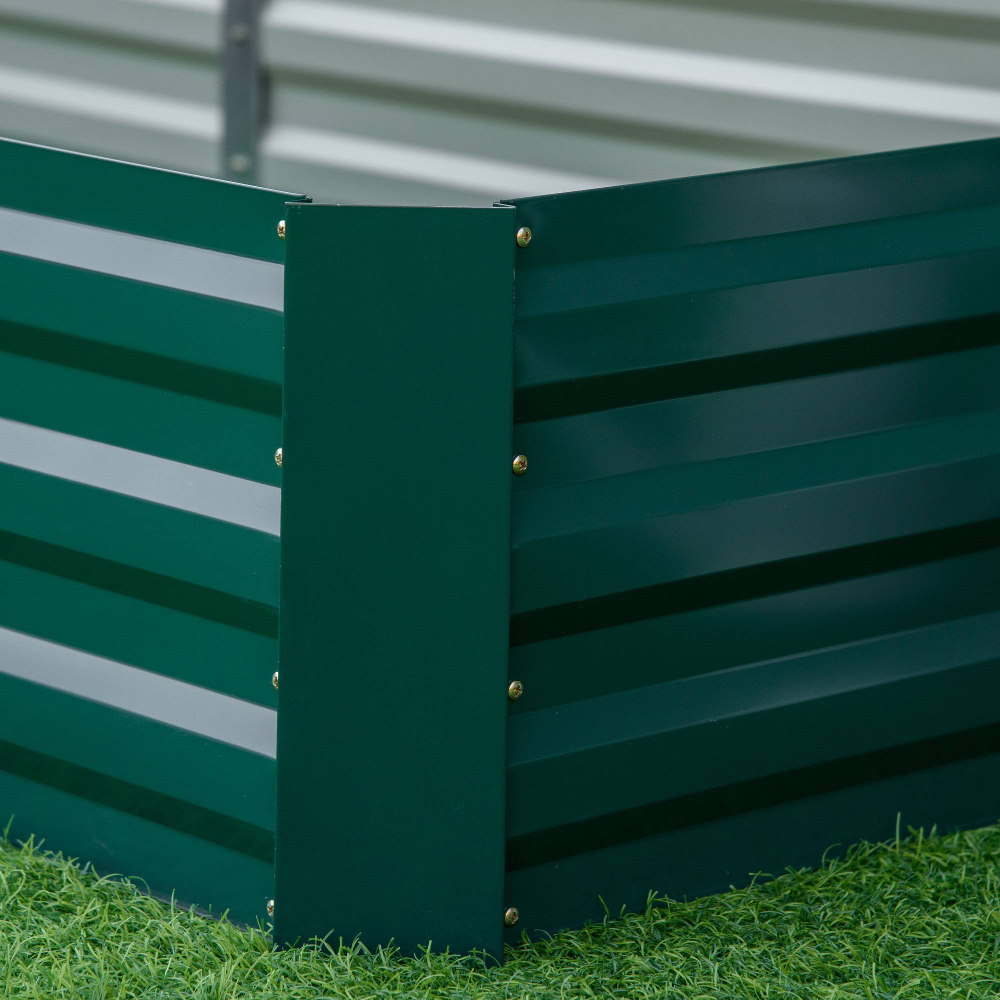 PANGIVO - Carré potager acier vert foncé 241 x 90.5 x 30 cm - PANGIVO - Image 9