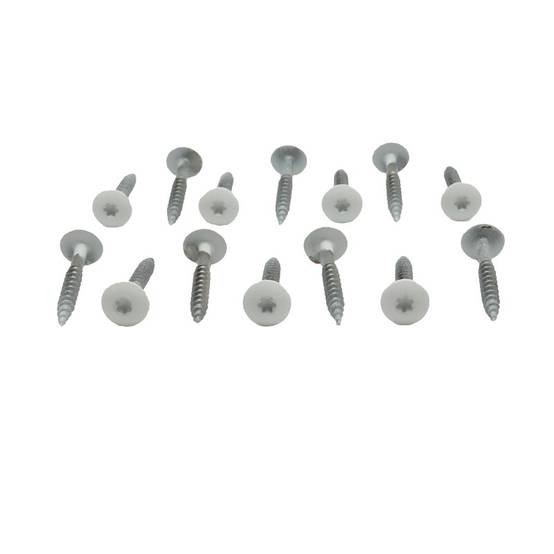 Kit de 50 vis 4,8 x 38 mm tork laquées pour bardage HPL - Coloris - Crème, Longueur de la vis - 38 mm - Image 1