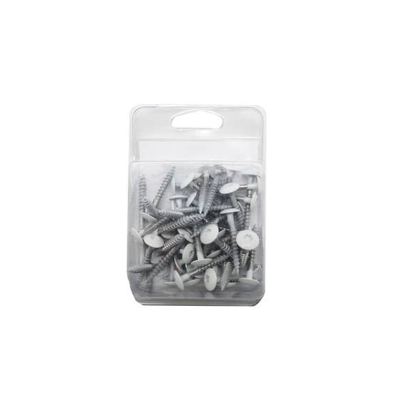 Kit de 50 vis 4,8 x 38 mm tork laquées pour bardage HPL - Coloris - Crème, Longueur de la vis - 38 mm - Image 2