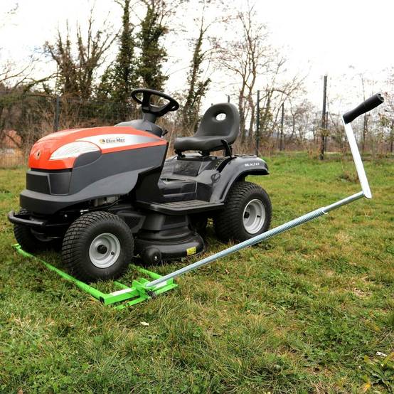 Cric lève tracteur tondeuse à manivelle 350 kg - Image 3