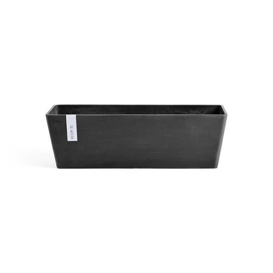 Ecopots - Pot Rectangulaire Bruges 45 Gris Foncé + réservoir d'eau - 45 x 17 x H. 17 cm - 9,7 L ECOPOTS - Imagen 3