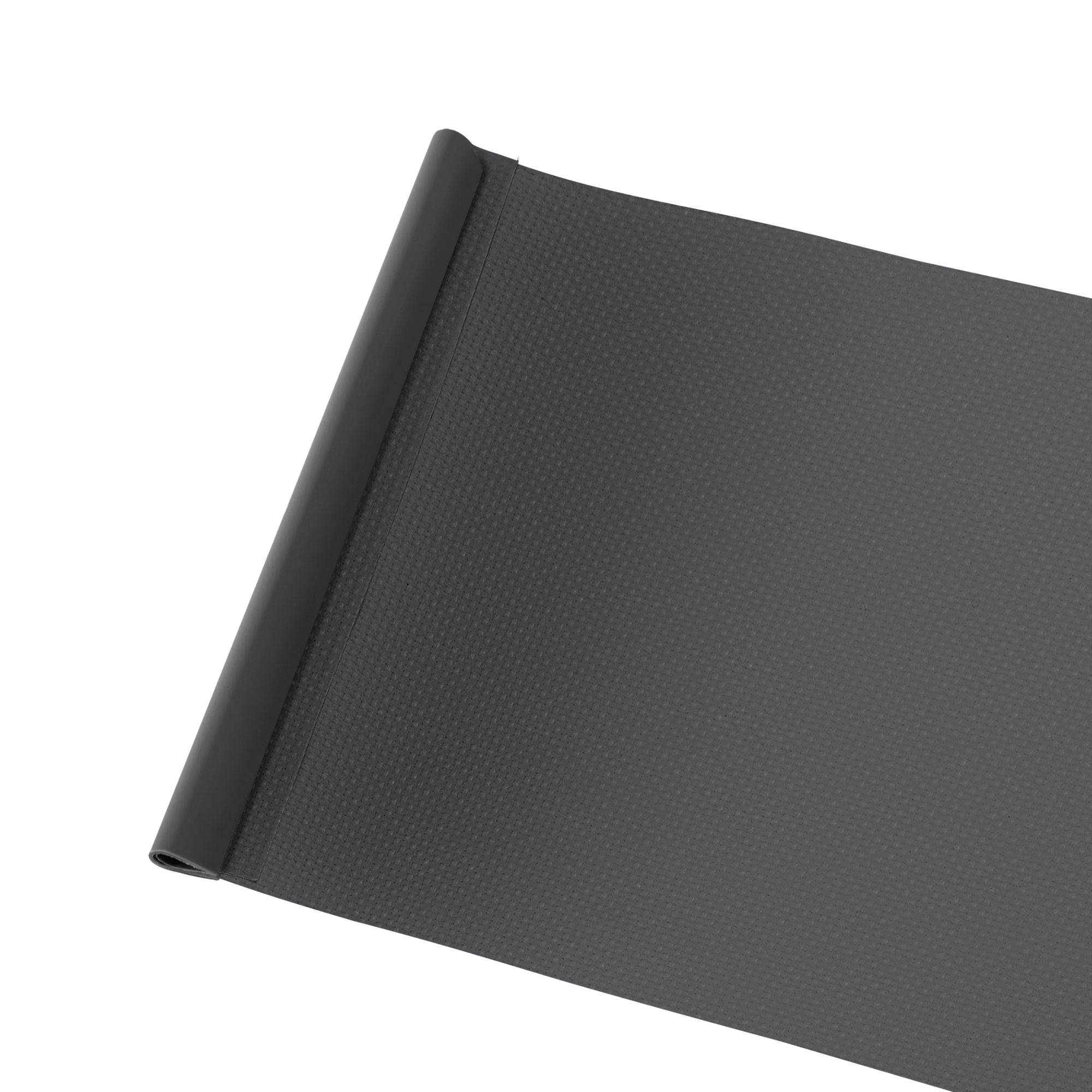 Helloshop26 - Lot de 4 bandes de brise-vue PVC 140 m x 19 cm 26,6 m² gris anthracite ral 7016 - Imagen 4