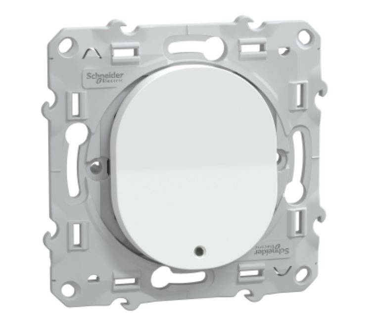 Schneider Electric - Mécanisme va et vient OVALIS lumineux ou voyant 10 AX blanc - SCHNEIDER ELECTRIC - S320263 - Image 1