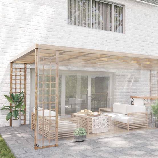 Vidaxl - Couverture pour plantes 6 x 6 m PVC Transparent vidaXL 3429362 - Image 1