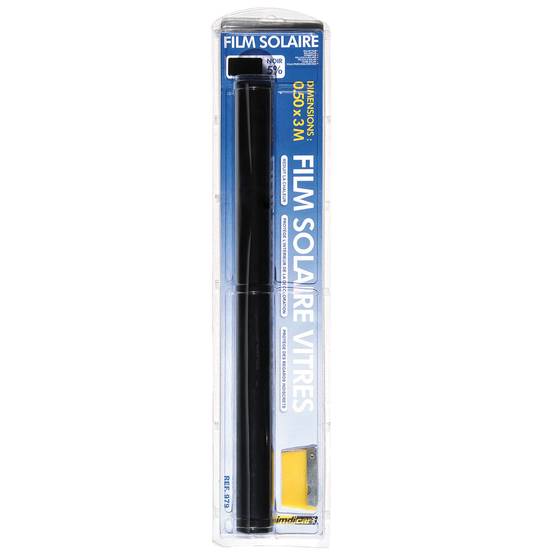 Film solaire auto adhésif noir - 3m x 50cm - Image 2