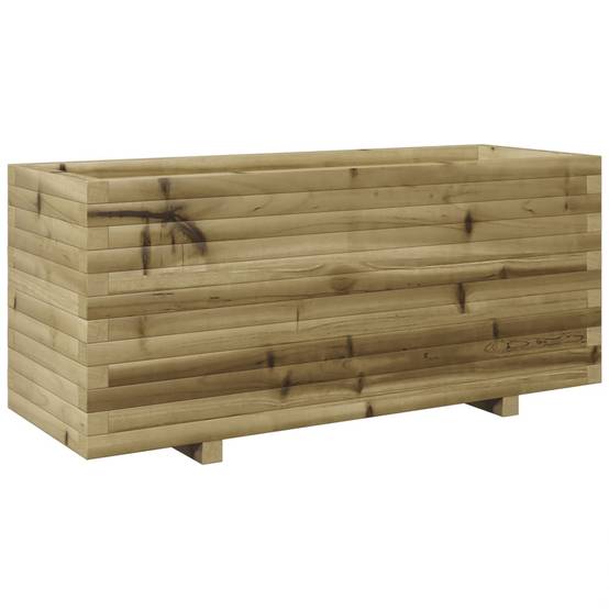 Maison Chic - Jardinière, Bac à fleurs, Pot de fleurs 110x40x49,5 cm bois de pin imprégné - Imagen 1