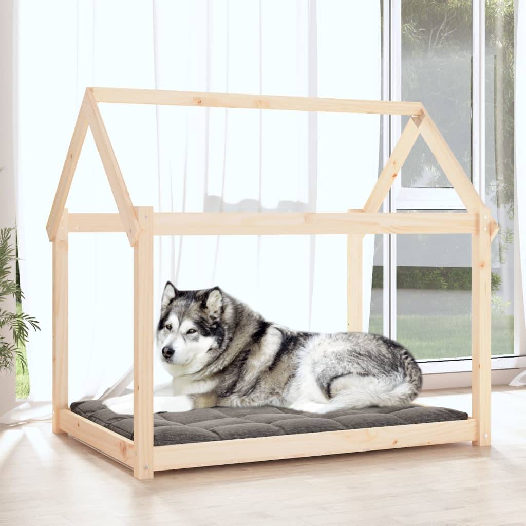 Vidaxl - Lit pour chien 111x80x100 cm Bois de pin solide vidaXL 822217 - Imagen 4