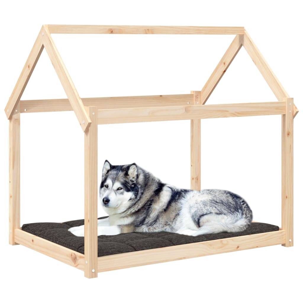 Vidaxl - Lit pour chien 111x80x100 cm Bois de pin solide vidaXL 822217 - Imagen 5