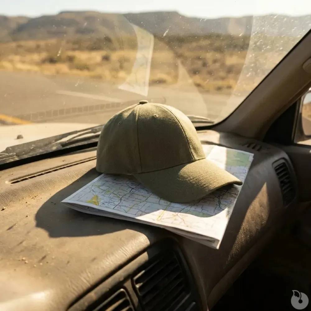 Casquette visière rigide velcro coton verte taille unique Percussion Taille - Image 1