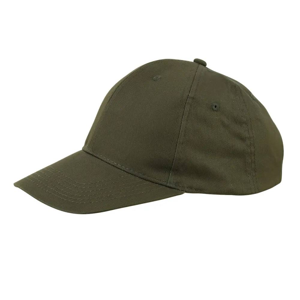 Casquette visière rigide velcro coton verte taille unique Percussion Taille - Image 7