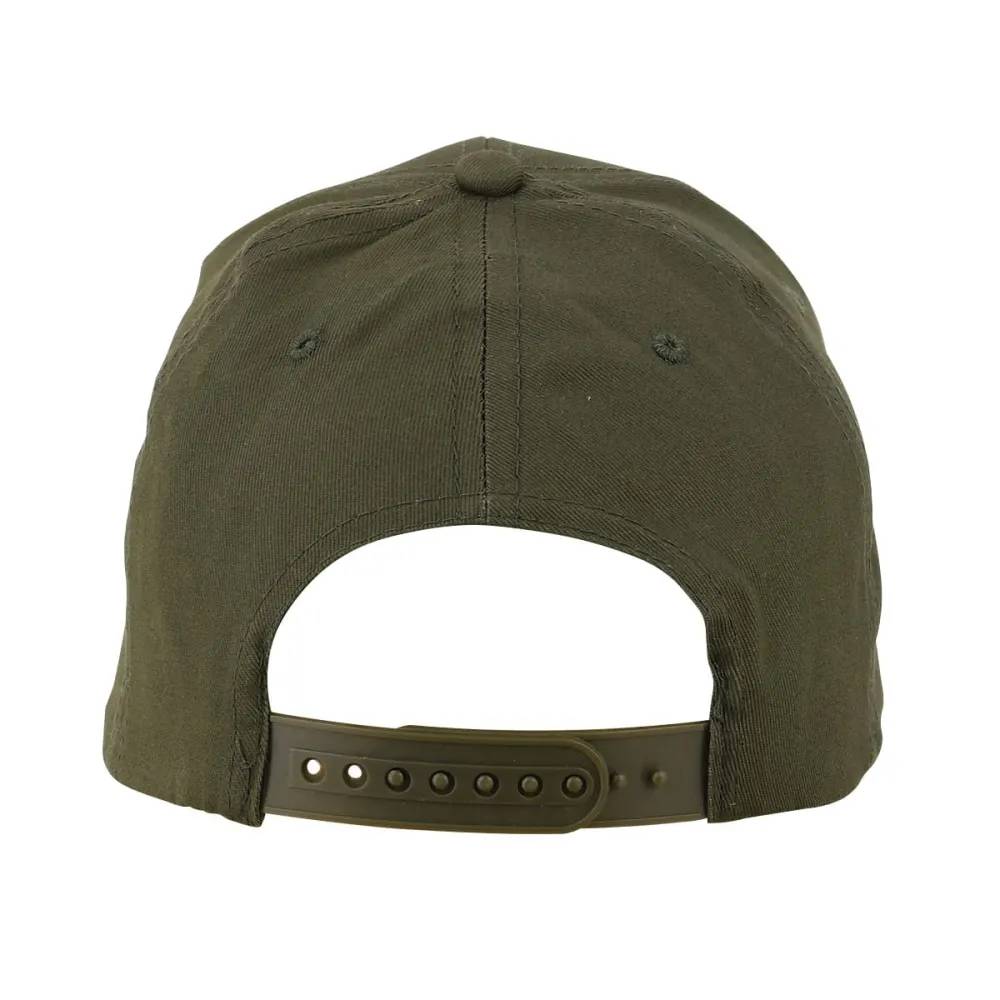 Casquette visière rigide velcro coton verte taille unique Percussion Taille - Image 8