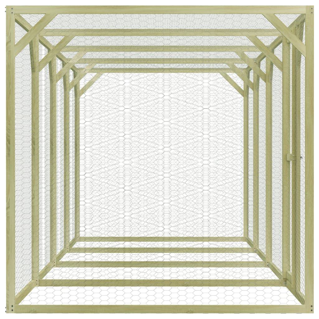 Helloshop26 - Poulailler 1,5 x 6 x 1,5 m pinède imprégnée - Imagen 3