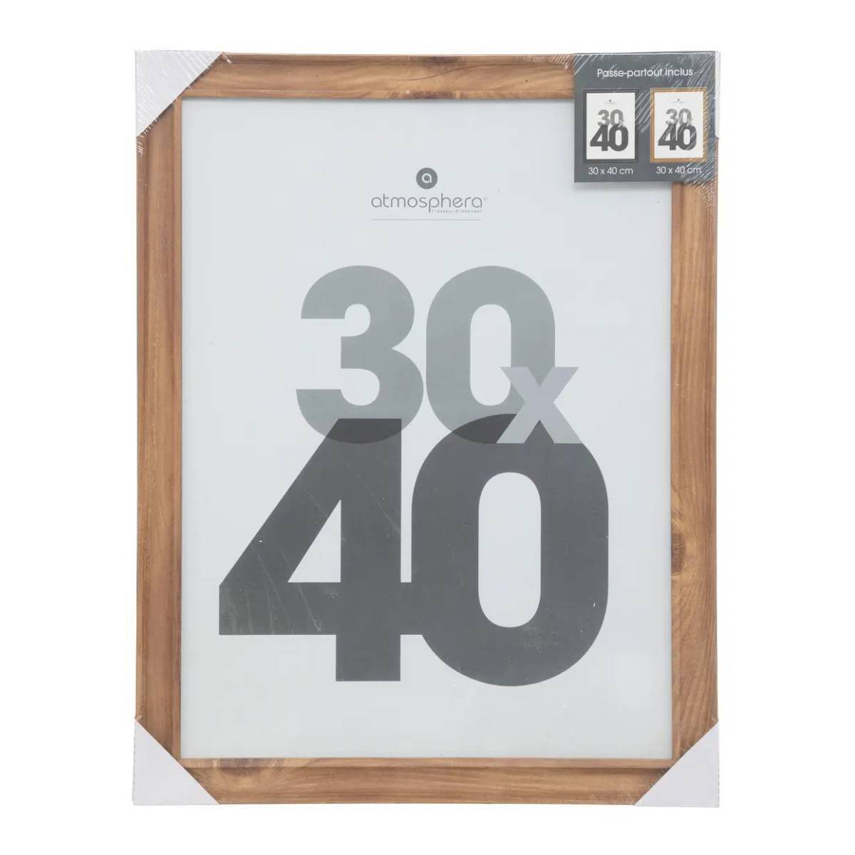 Cadre photo Naturel pour Photo 30 x 40 cm - Image 3