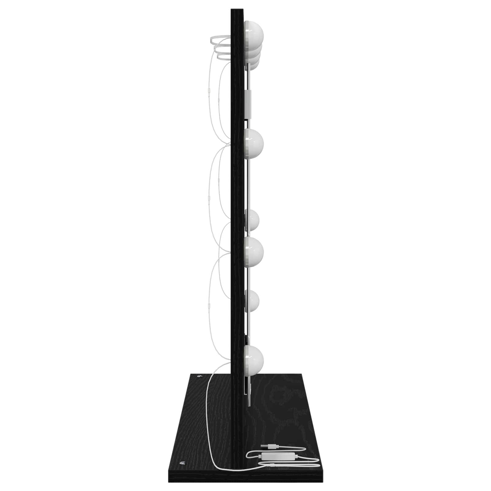 Maison Chic - Miroir de vanité Rectangulaire Chêne noir 60 x 55 x 18 cm Maison Chic - Image 5