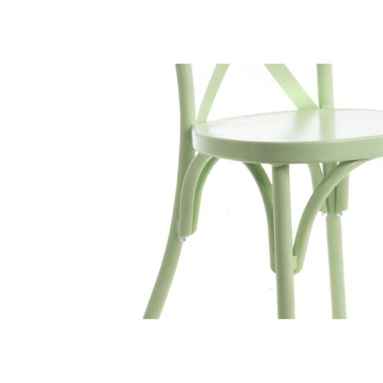 Autre - Chaise de jardin bistrot empilable en aluminium (lot de 2) - DAHLIA - Image 4